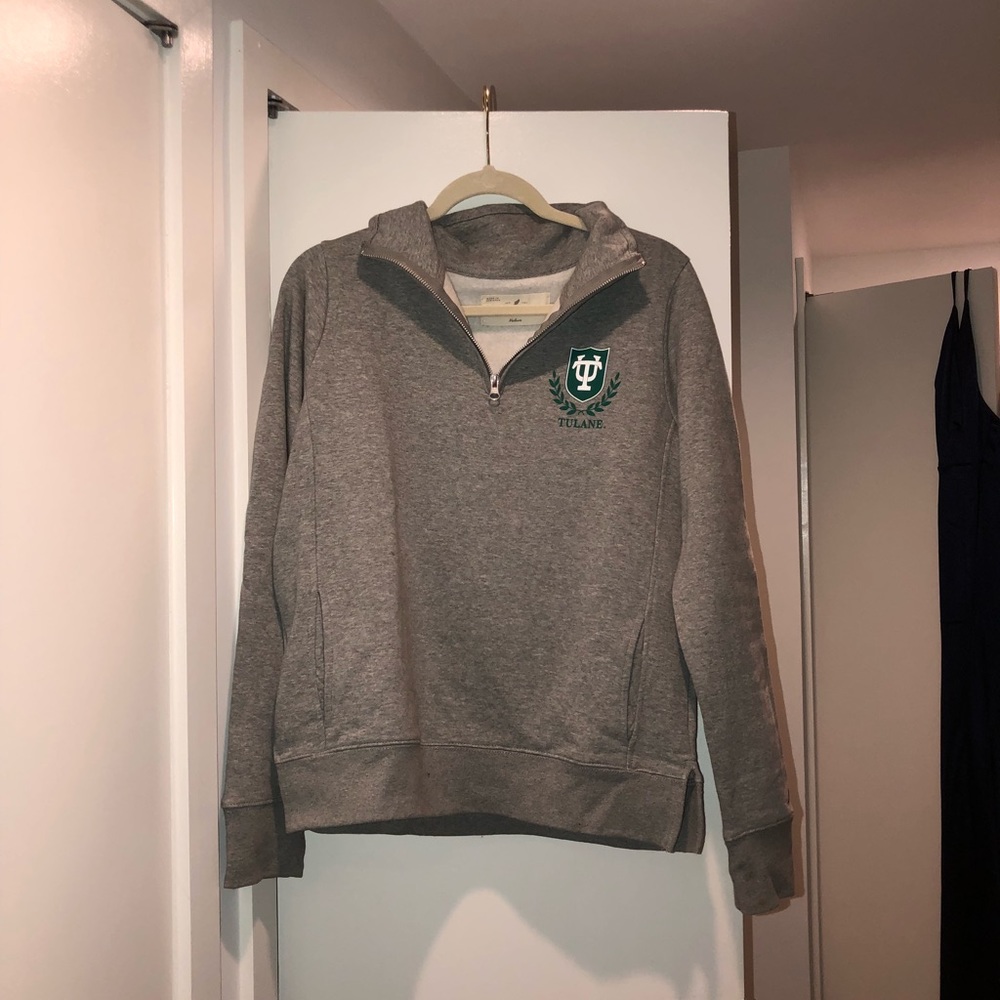 Tulane University Quarter Zip Sweatshirt